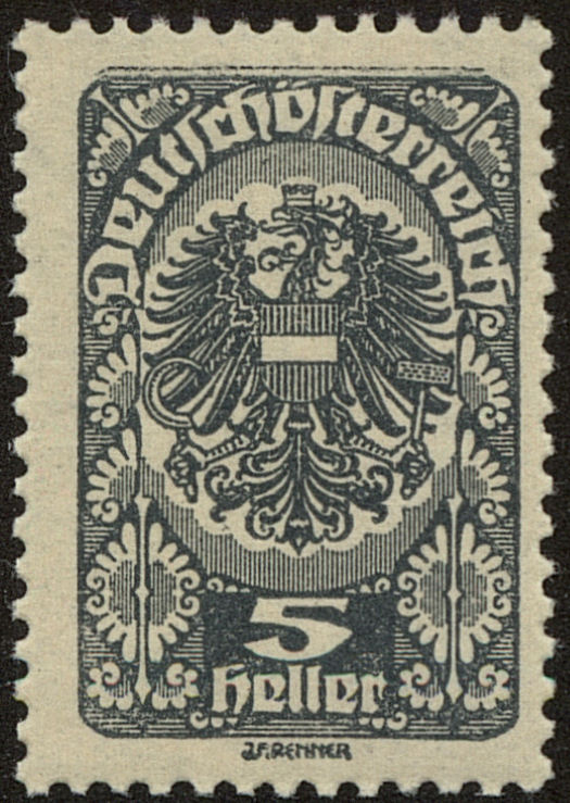 Front view of Austria 202 collectors stamp