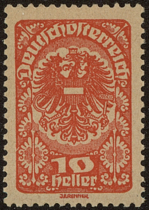 Front view of Austria 204 collectors stamp