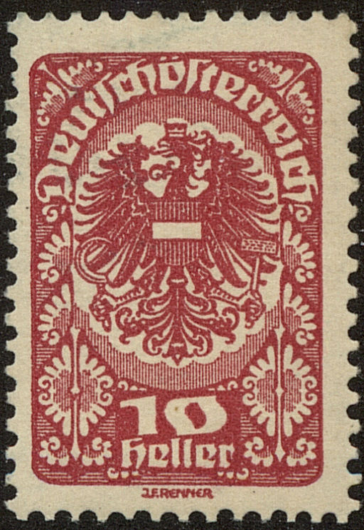 Front view of Austria 205 collectors stamp