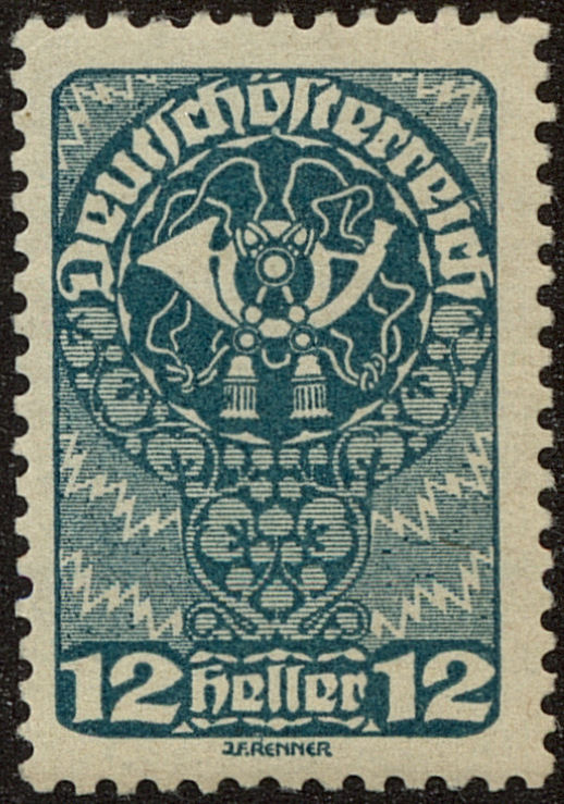 Front view of Austria 206 collectors stamp