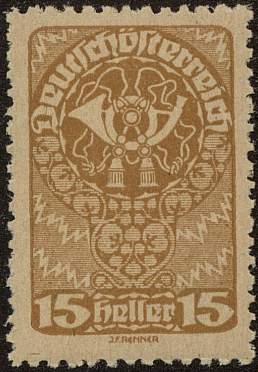 Front view of Austria 207a collectors stamp