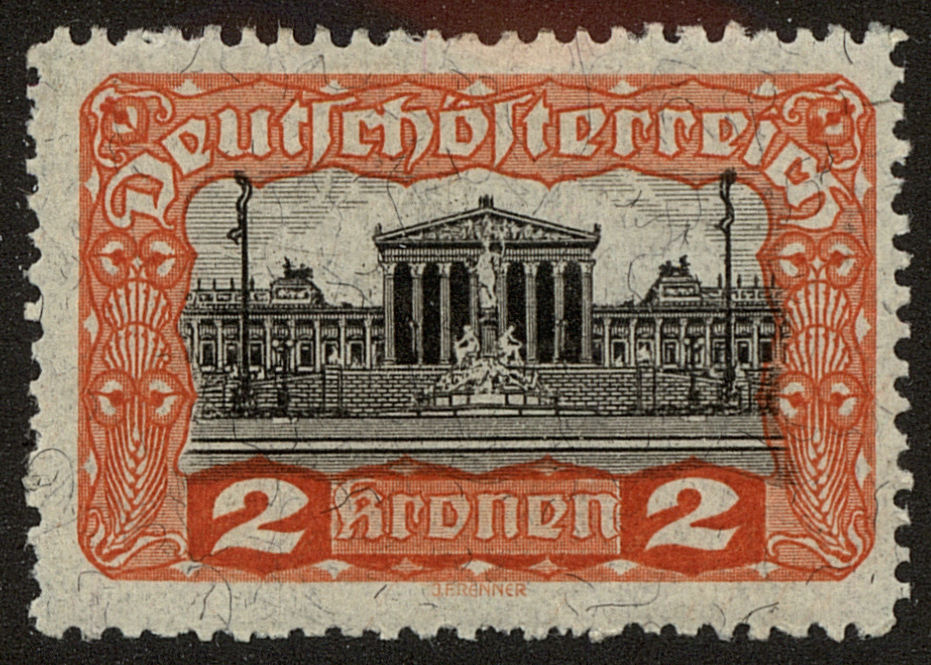 Front view of Austria 219 collectors stamp