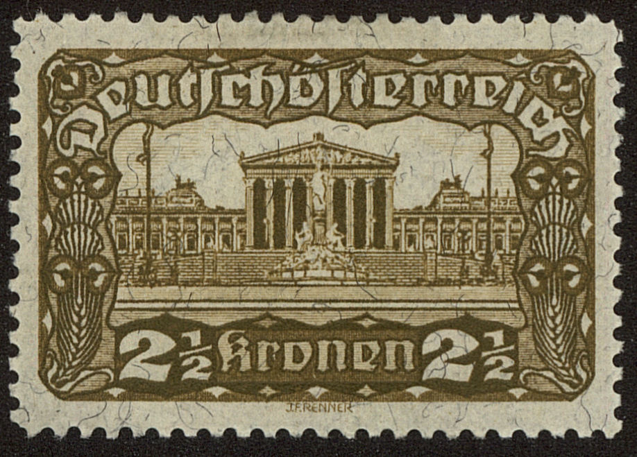 Front view of Austria 220 collectors stamp