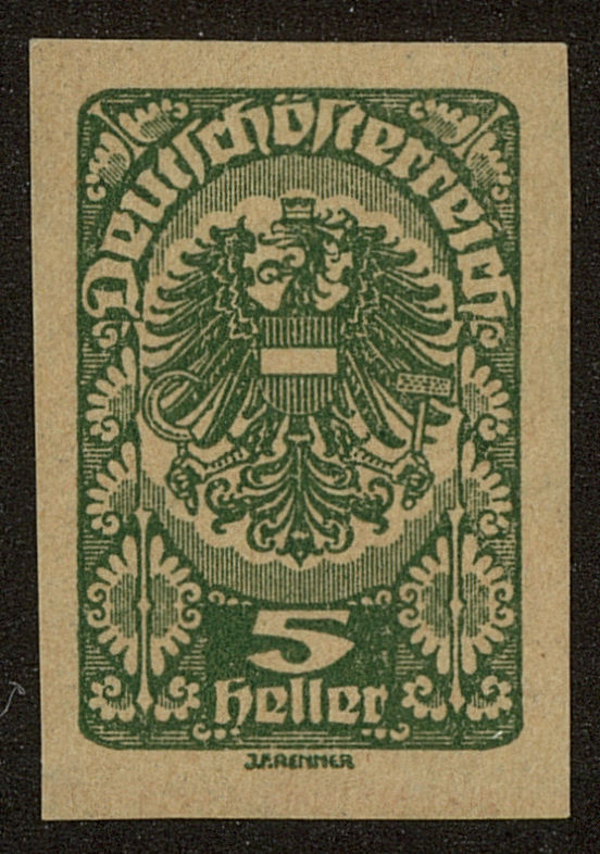 Front view of Austria 227 collectors stamp