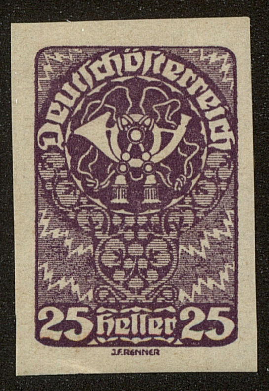 Front view of Austria 232 collectors stamp