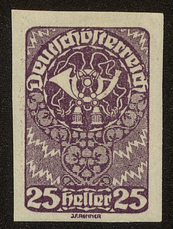 Front view of Austria 232 collectors stamp