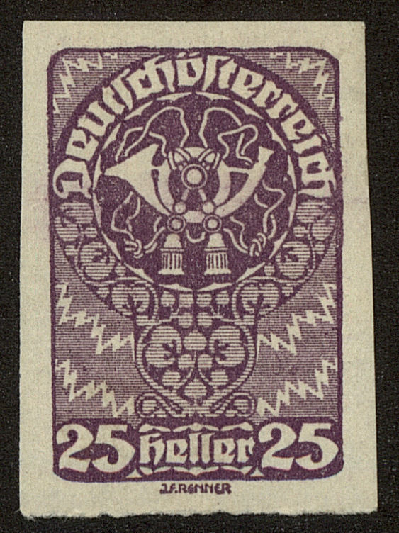 Front view of Austria 232 collectors stamp