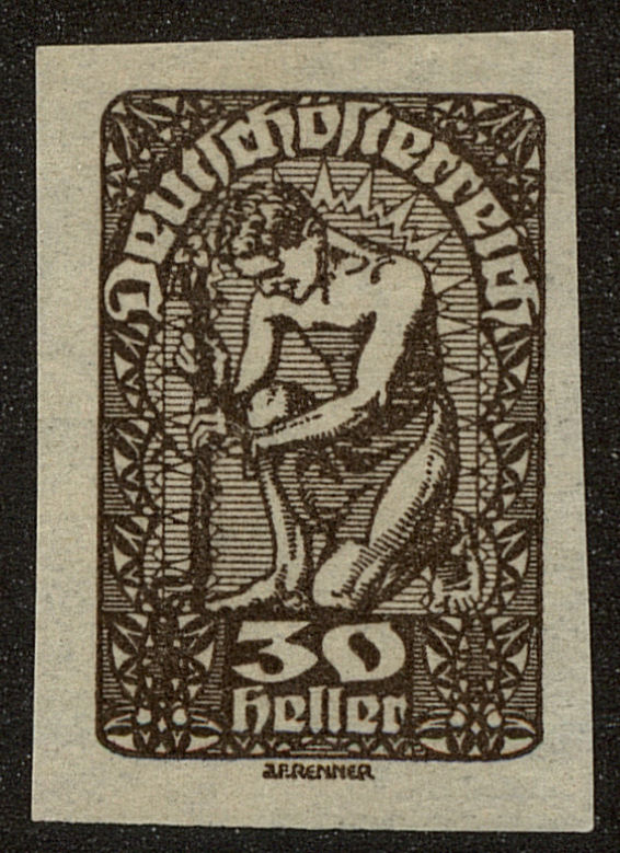 Front view of Austria 233 collectors stamp