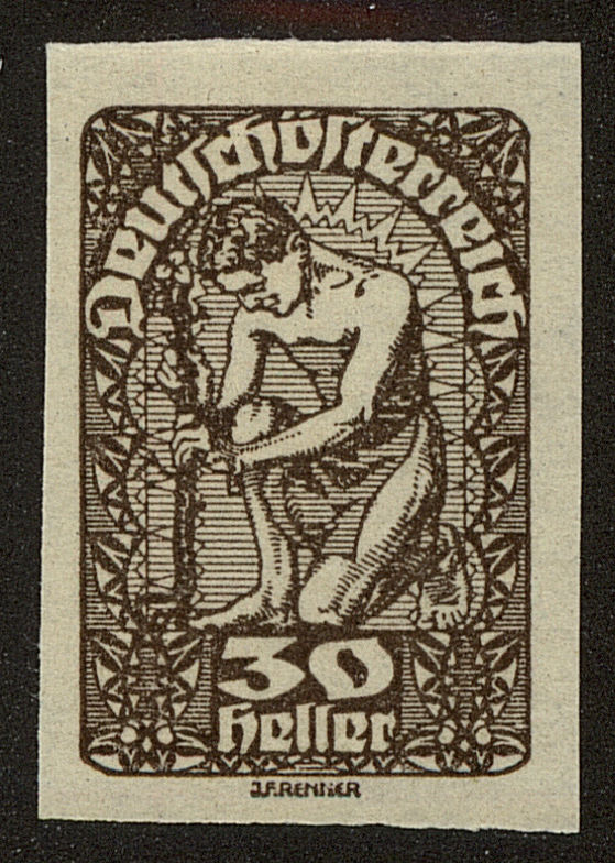 Front view of Austria 233 collectors stamp