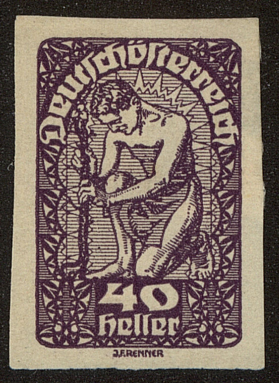 Front view of Austria 234 collectors stamp