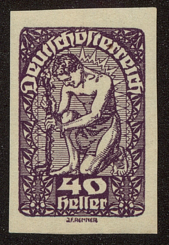 Front view of Austria 234 collectors stamp