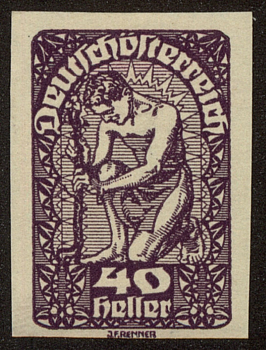 Front view of Austria 234 collectors stamp