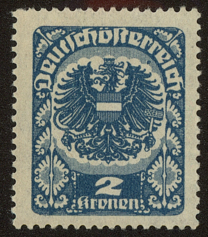 Front view of Austria 242 collectors stamp