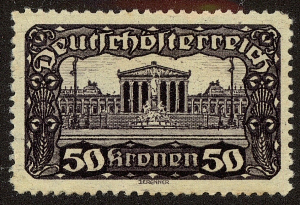 Front view of Austria 248 collectors stamp
