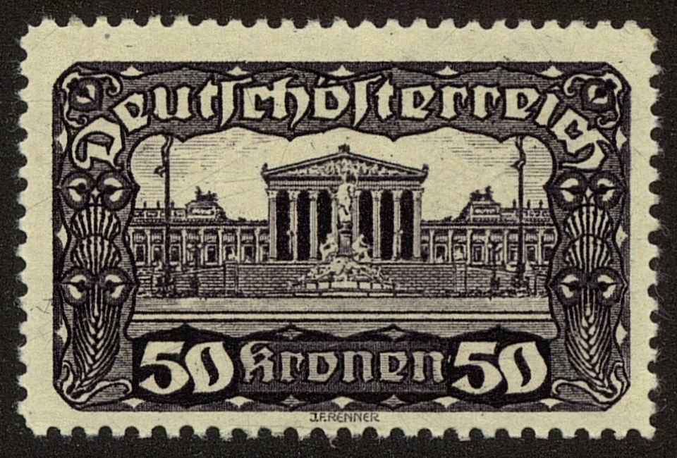 Front view of Austria 248 collectors stamp