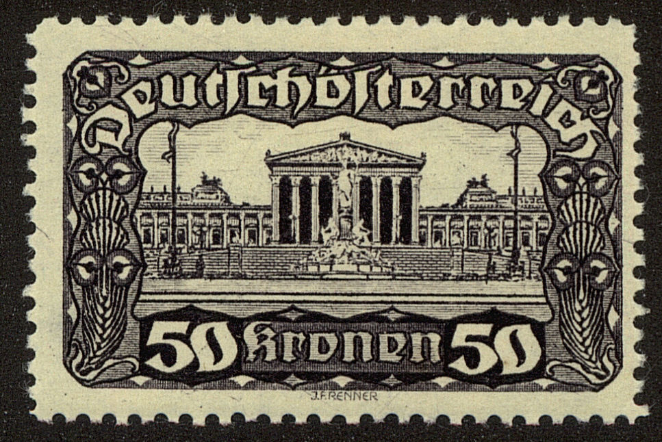 Front view of Austria 248 collectors stamp