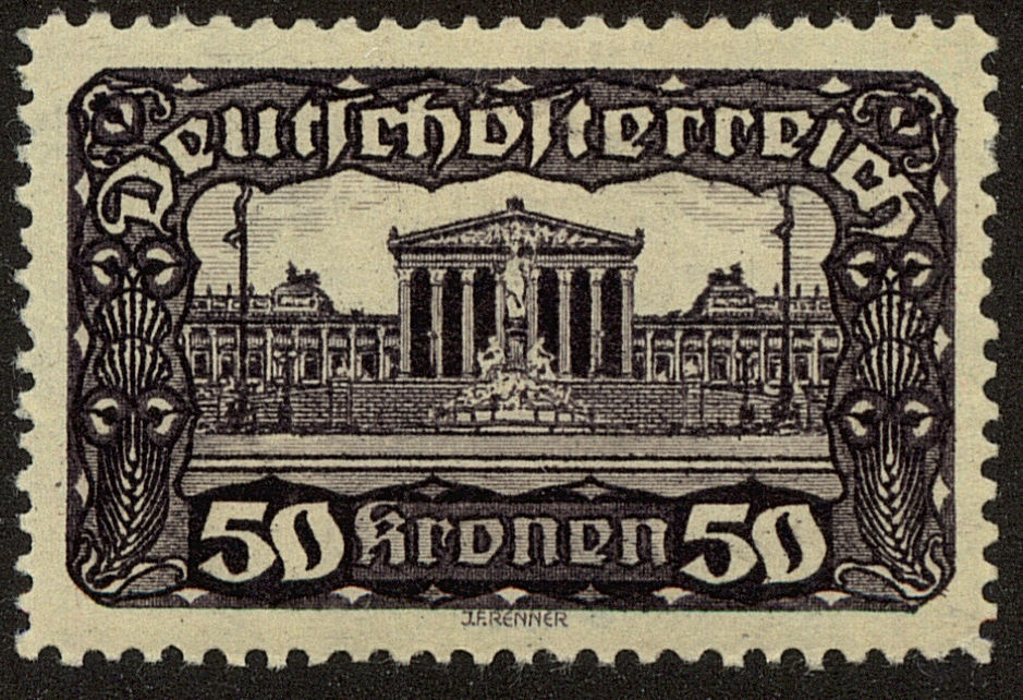 Front view of Austria 248 collectors stamp