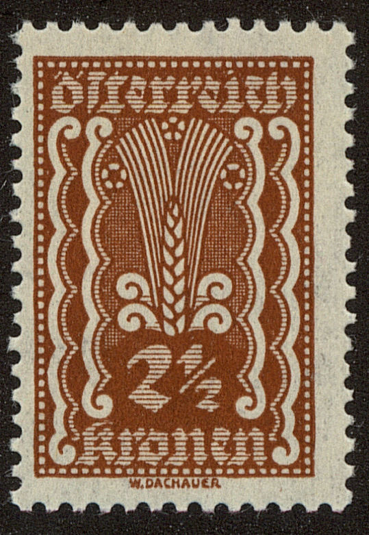 Front view of Austria 253 collectors stamp