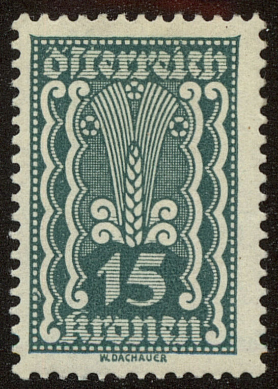 Front view of Austria 259 collectors stamp