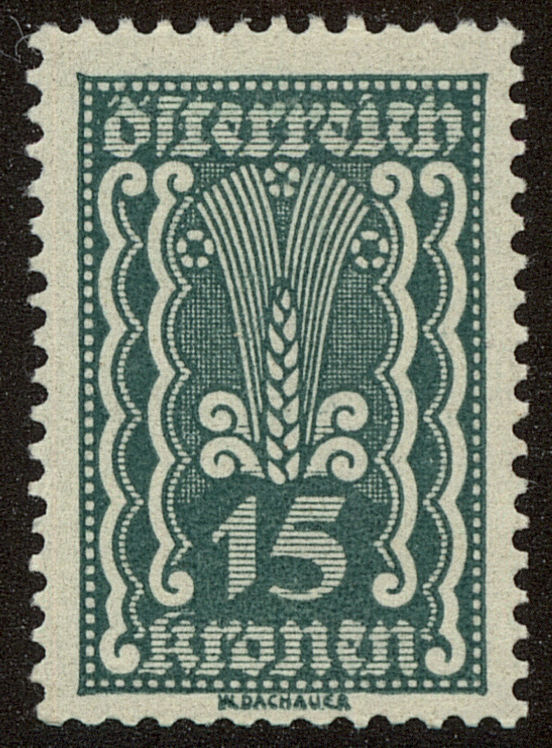 Front view of Austria 259 collectors stamp