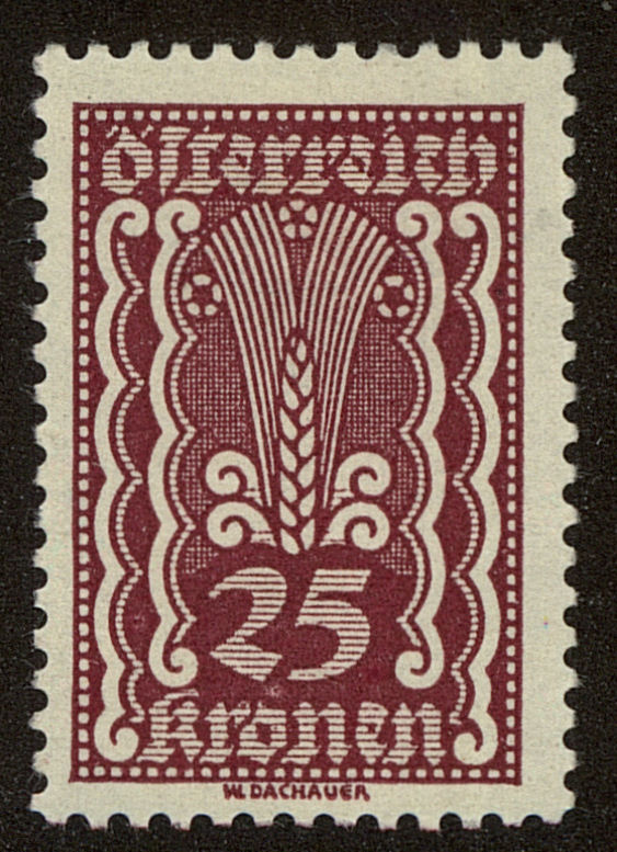 Front view of Austria 261 collectors stamp