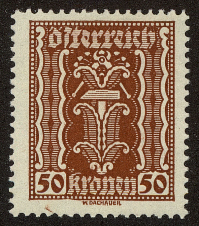 Front view of Austria 264 collectors stamp