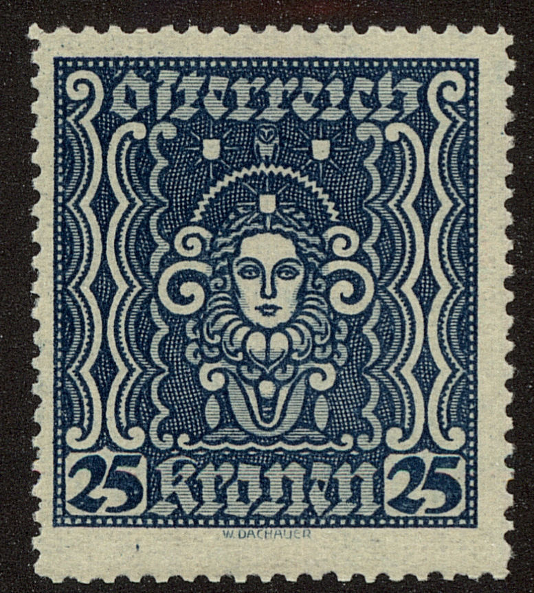 Front view of Austria 289 collectors stamp