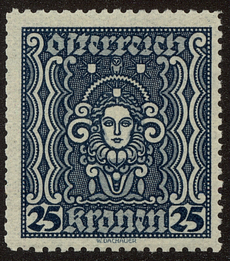 Front view of Austria 289 collectors stamp