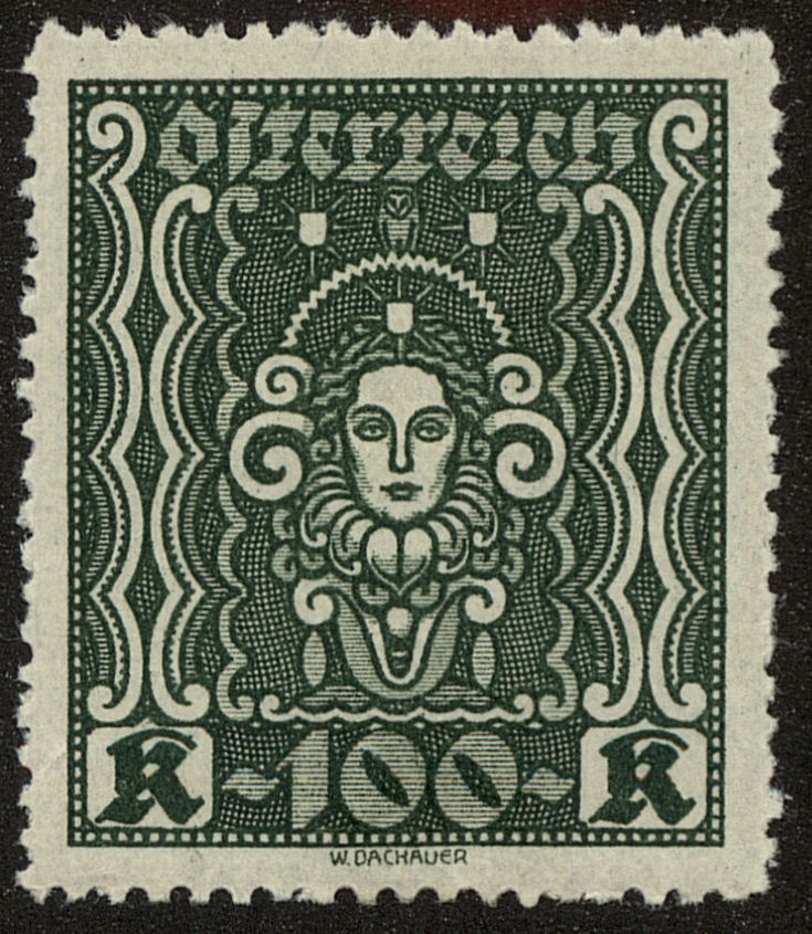Front view of Austria 291 collectors stamp
