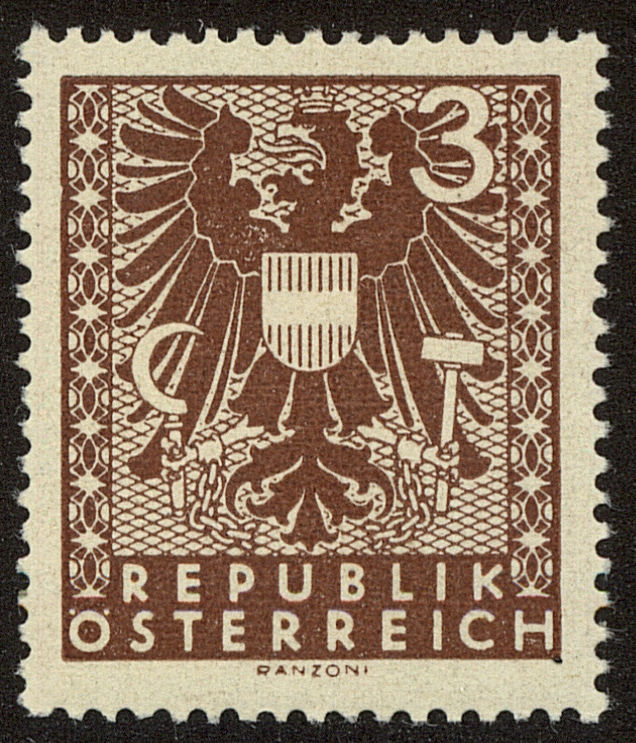 Front view of Austria 432 collectors stamp