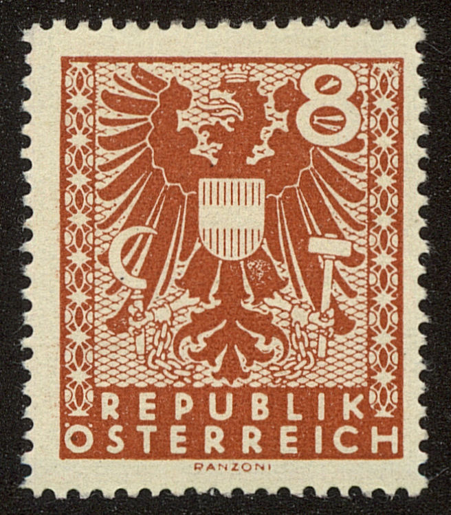 Front view of Austria 436 collectors stamp