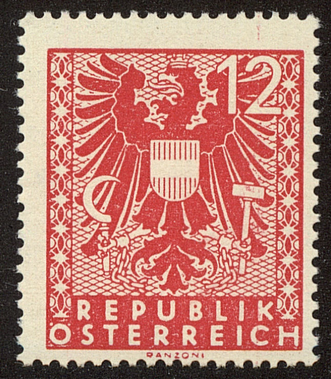 Front view of Austria 438 collectors stamp