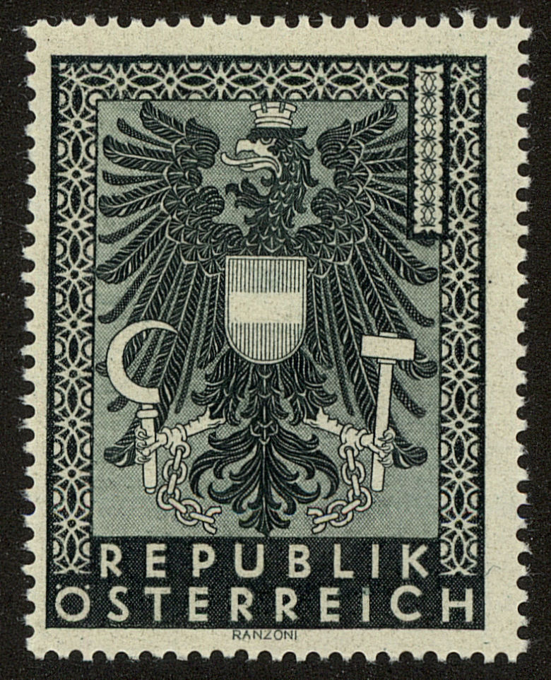 Front view of Austria 451 collectors stamp