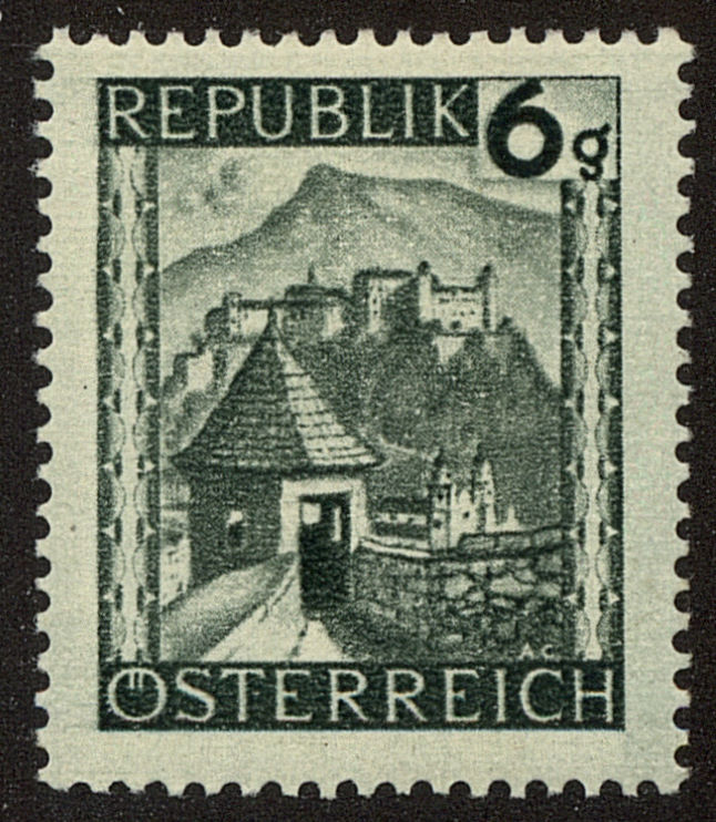 Front view of Austria 458 collectors stamp