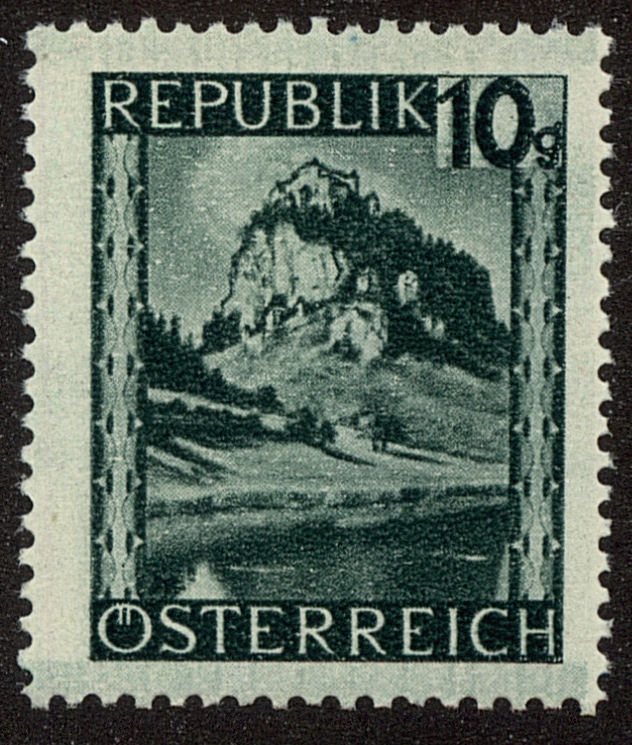 Front view of Austria 460 collectors stamp