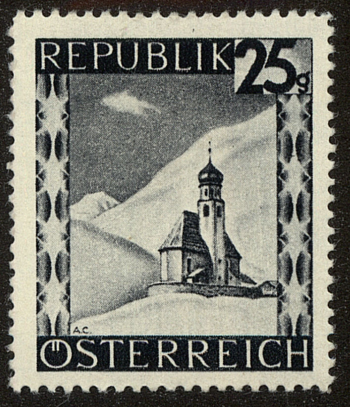 Front view of Austria 466 collectors stamp