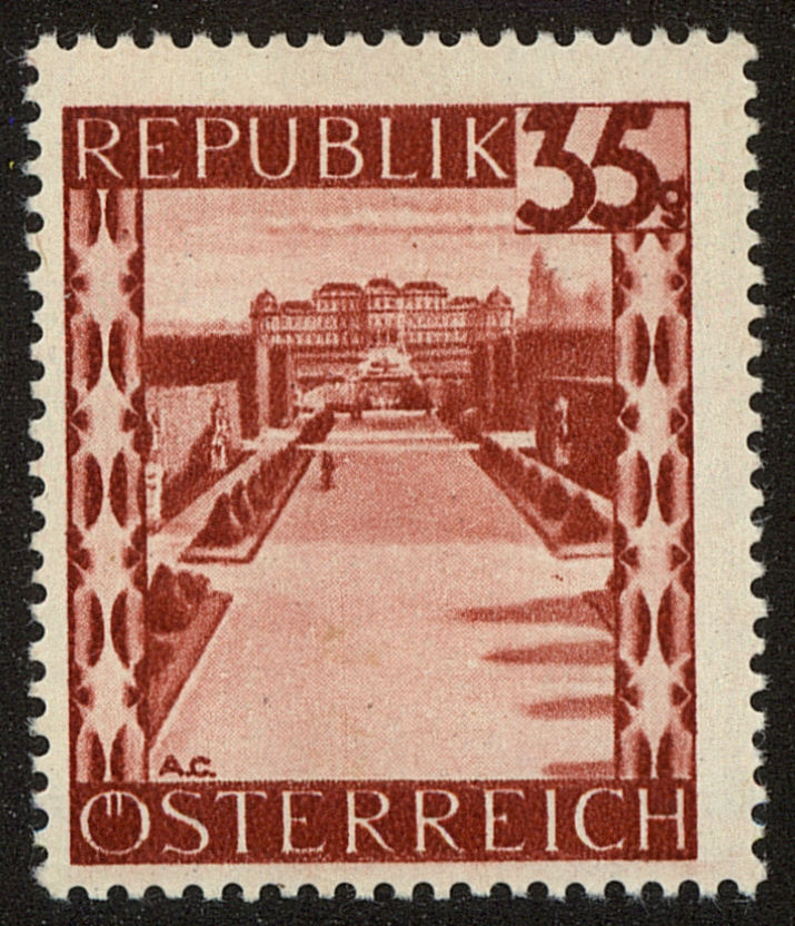 Front view of Austria 468 collectors stamp