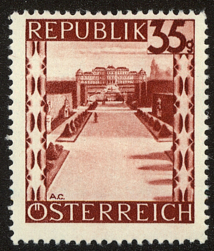 Front view of Austria 468 collectors stamp
