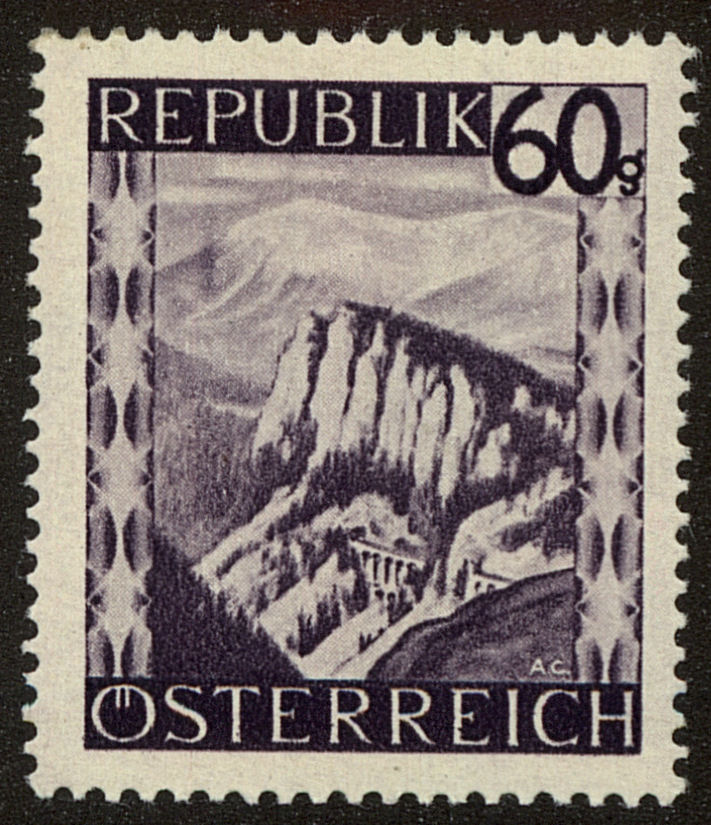 Front view of Austria 474 collectors stamp