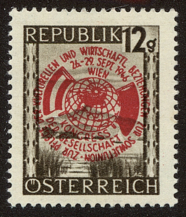 Front view of Austria 482 collectors stamp