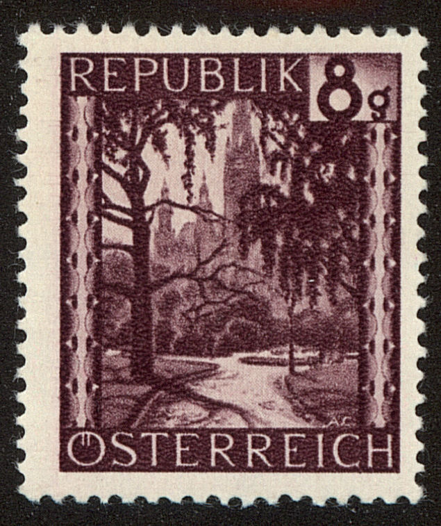 Front view of Austria 483 collectors stamp