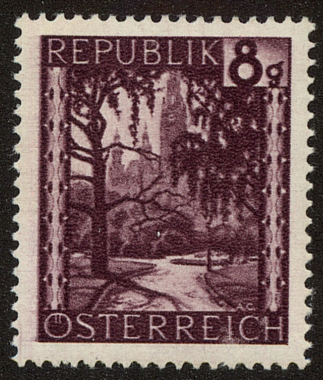 Front view of Austria 483 collectors stamp