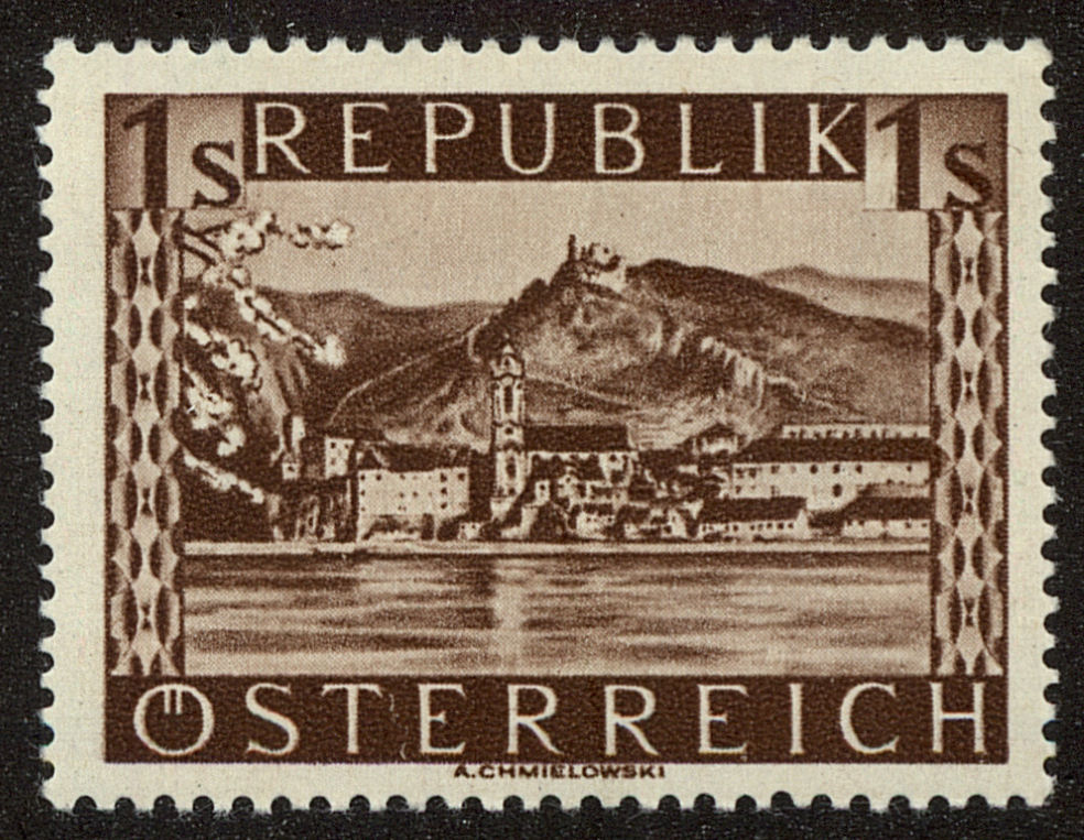 Front view of Austria 496 collectors stamp