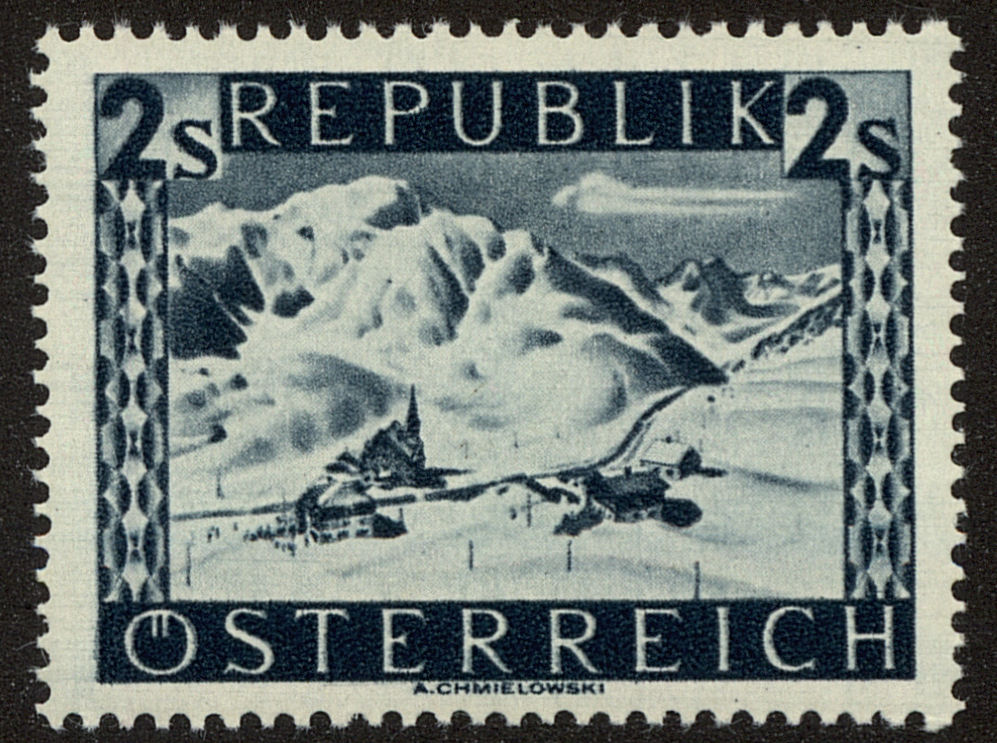 Front view of Austria 497 collectors stamp