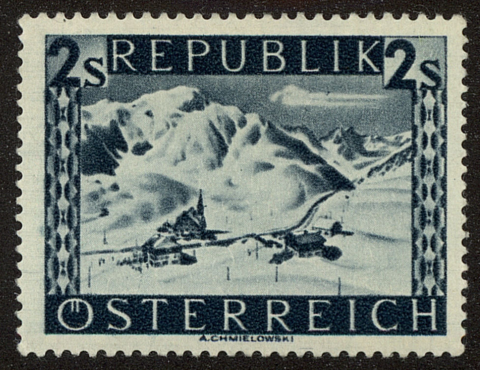 Front view of Austria 497 collectors stamp