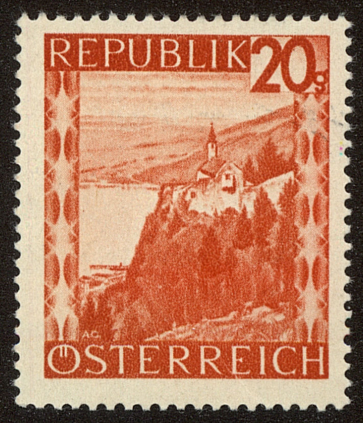 Front view of Austria 504 collectors stamp