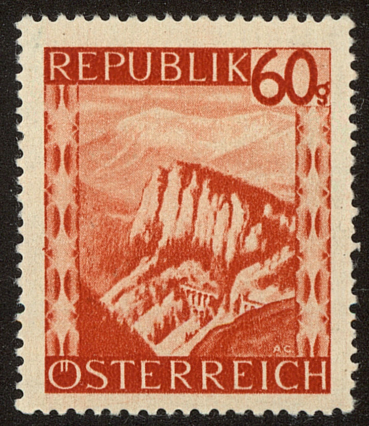 Front view of Austria 508 collectors stamp