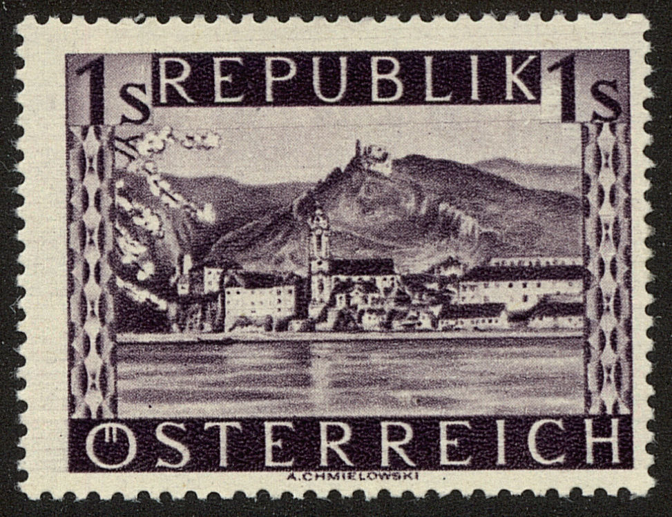 Front view of Austria 512 collectors stamp