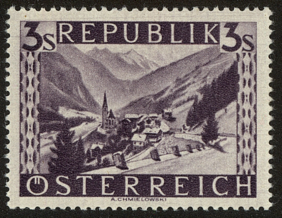 Front view of Austria 514 collectors stamp