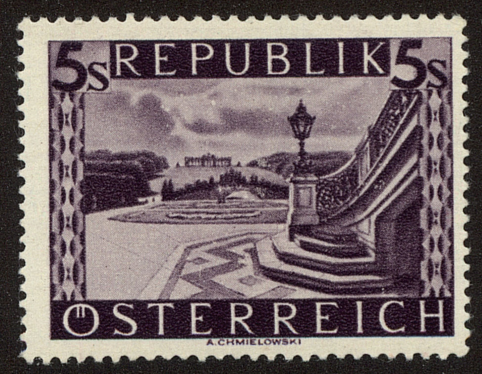 Front view of Austria 515 collectors stamp